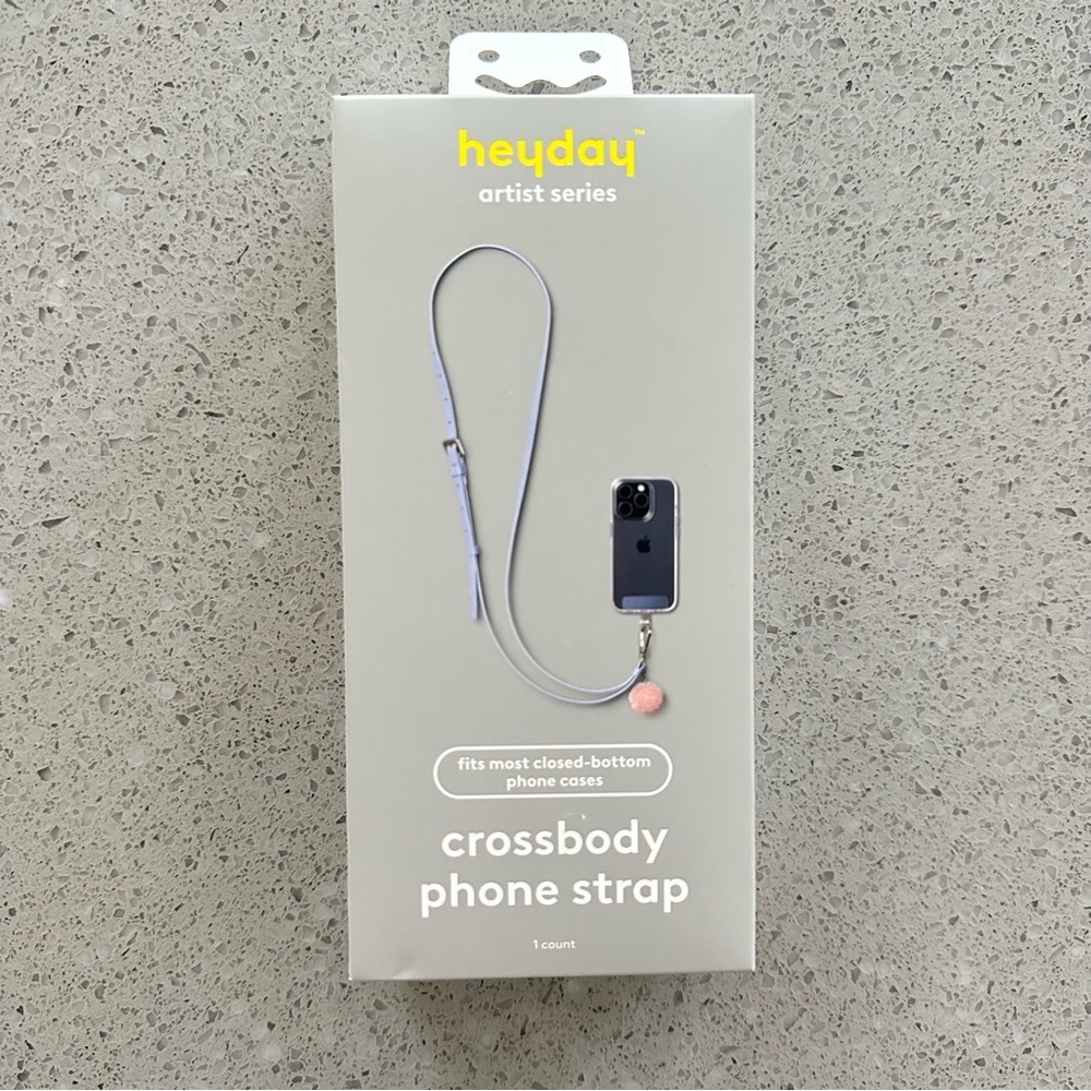 Heyday Artist Series Crossbody Phone Strap - Light Purple